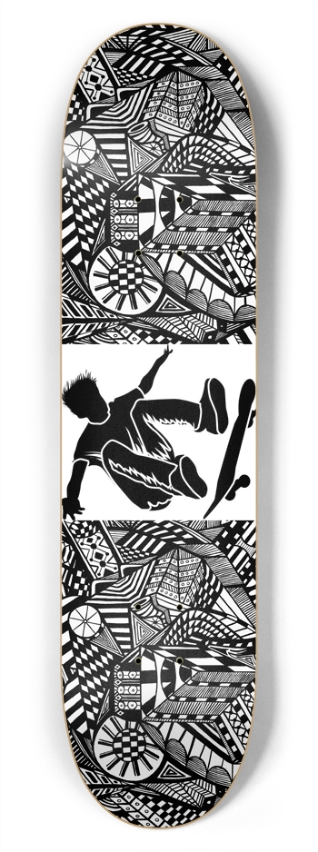 Nocturnal Abstract Skateboard