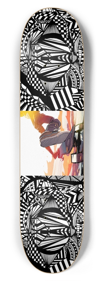 Nocturnal Abstract Skateboard