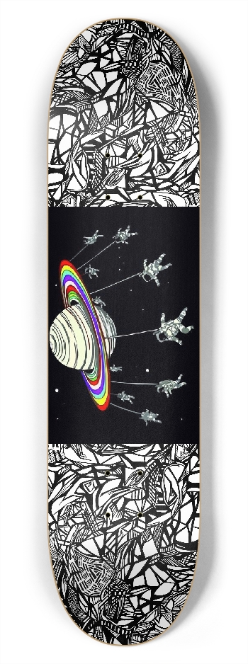 Nocturnal Abstract Skateboard