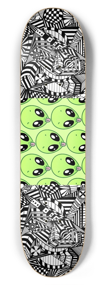 Nocturnal Abstract Skateboard