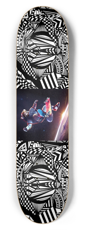 Nocturnal Abstract Skateboard