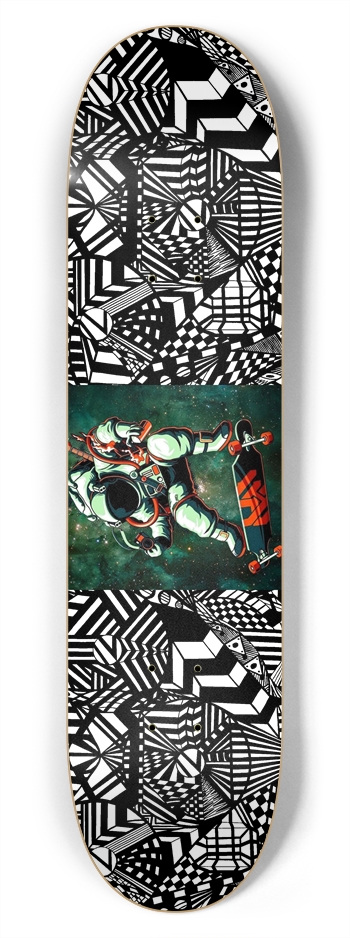 Nocturnal Abstract Skateboard