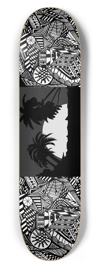 Nocturnal Abstract Skateboard