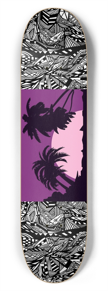 Nocturnal Abstract Skateboard