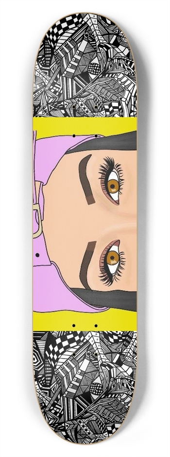 Nocturnal Abstract Skateboard