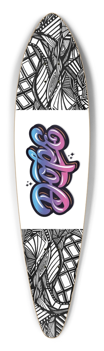 Nocturnal Abstract Longboard