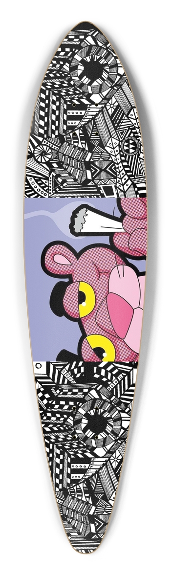 Nocturnal Abstract Longboard