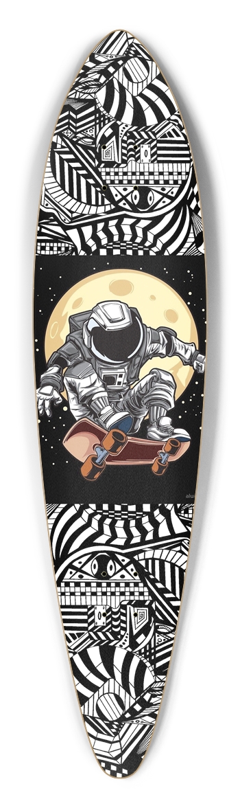 Nocturnal Abstract Longboard