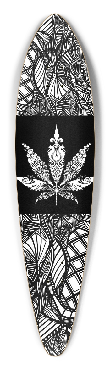 Nocturnal Abstract Longboard