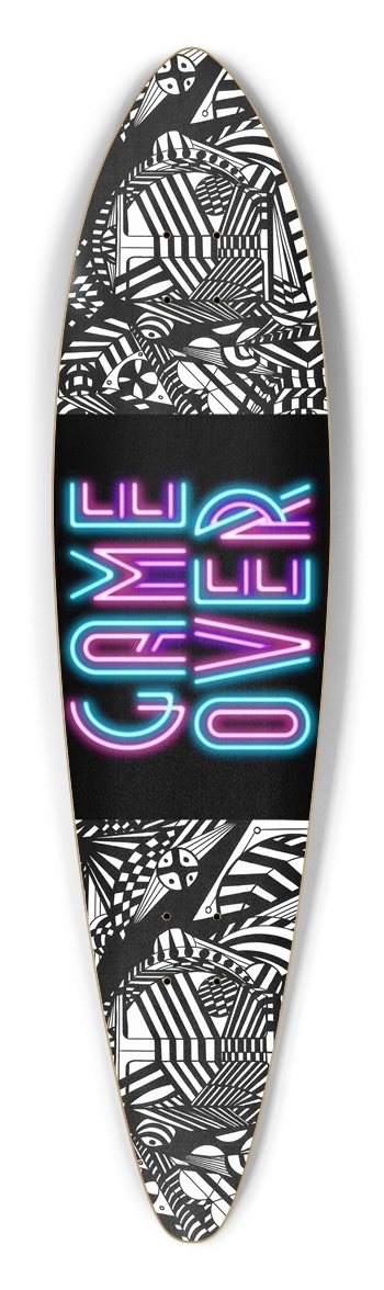 Nocturnal Abstract Longboard