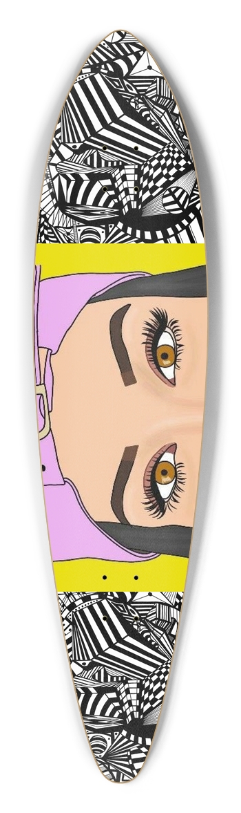 Nocturnal Abstract Longboard