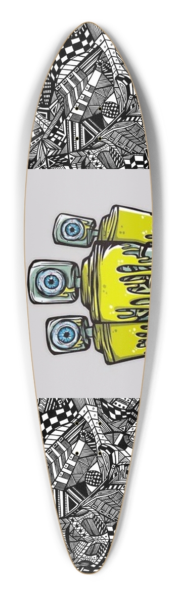 Nocturnal Abstract Longboard