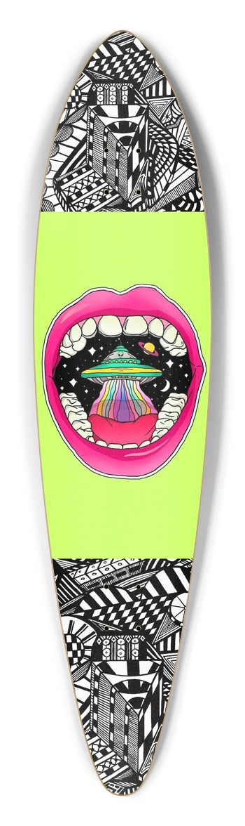 Nocturnal Abstract Longboard
