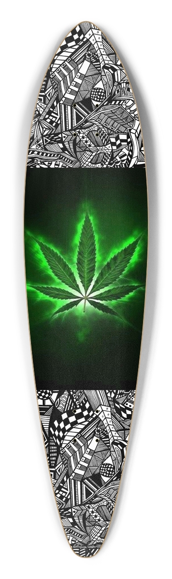 Nocturnal Abstract Longboard