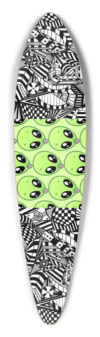 Nocturnal Abstract Longboard