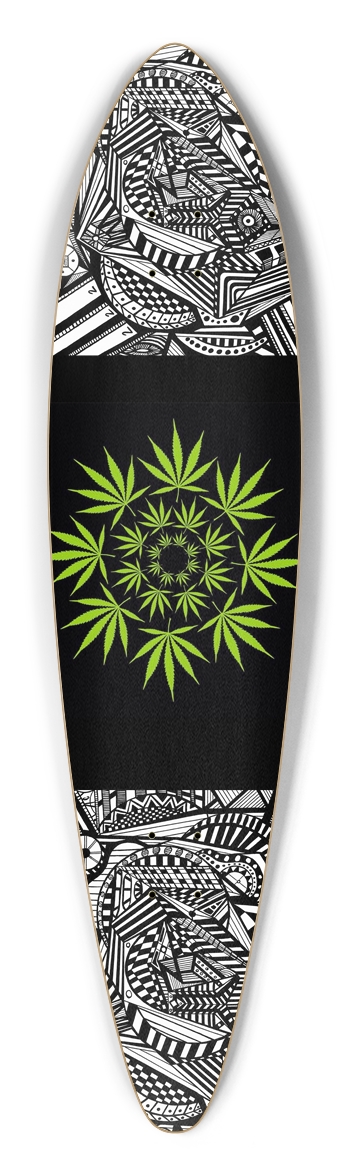 Nocturnal Abstract Longboard