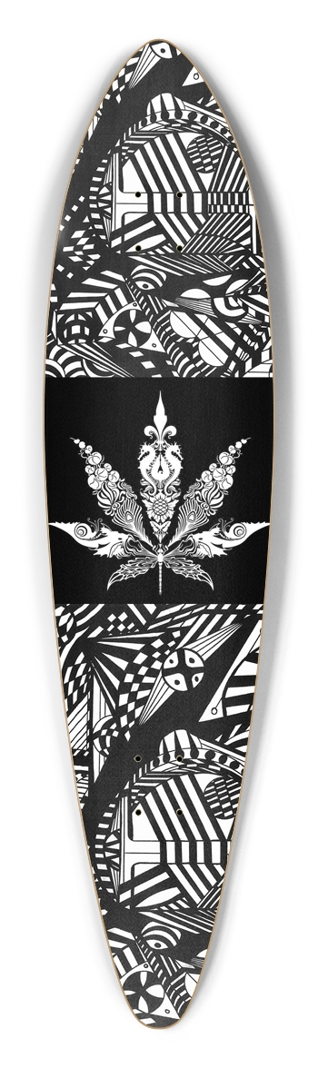Nocturnal Abstract Longboard