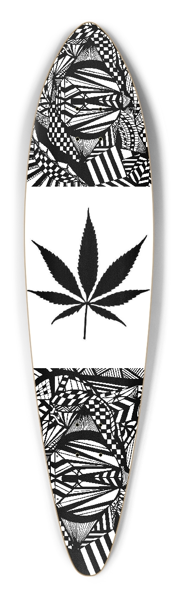Nocturnal Abstract Longboard