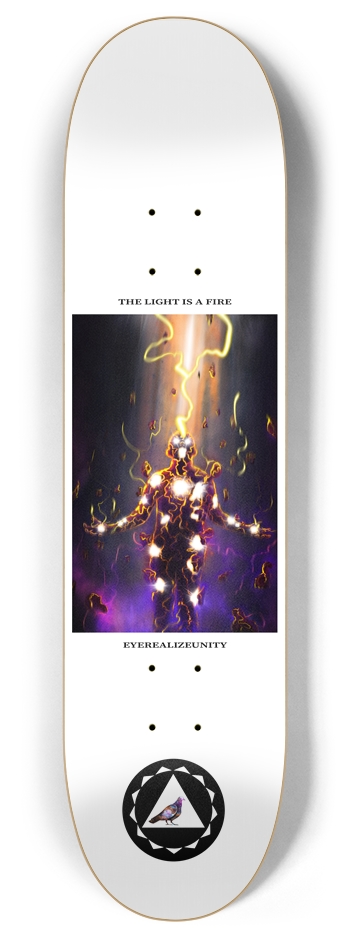 The Light Is A Fire (white)