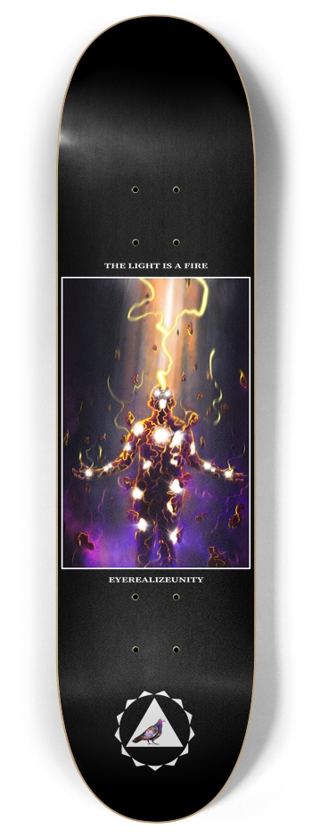 The Light Is A Fire (black)