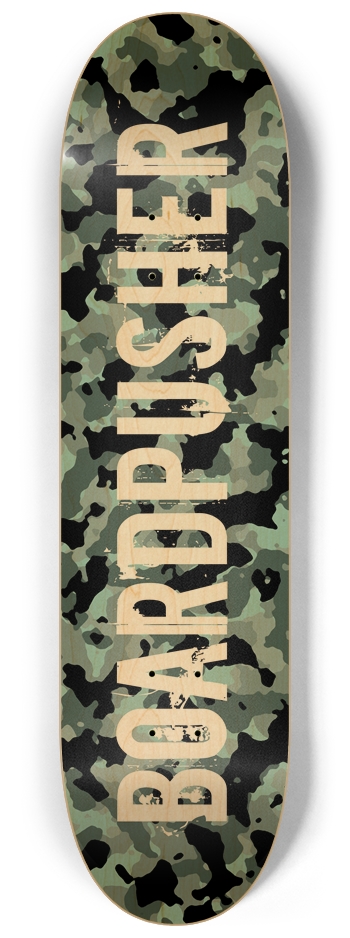 Camo Deck on Natural Background