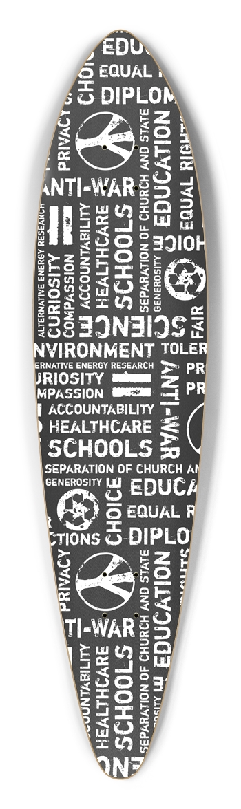 Liberal Values Longboard