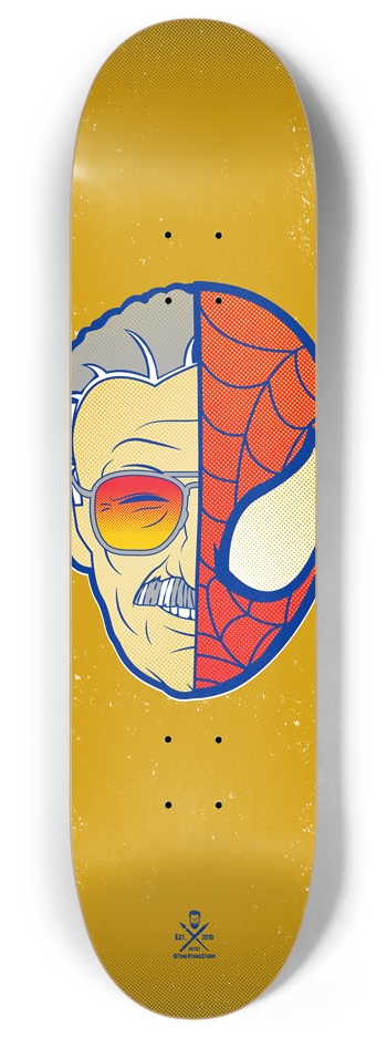 Half n Half Stan Spidey 8 Inch Skateboard Deck