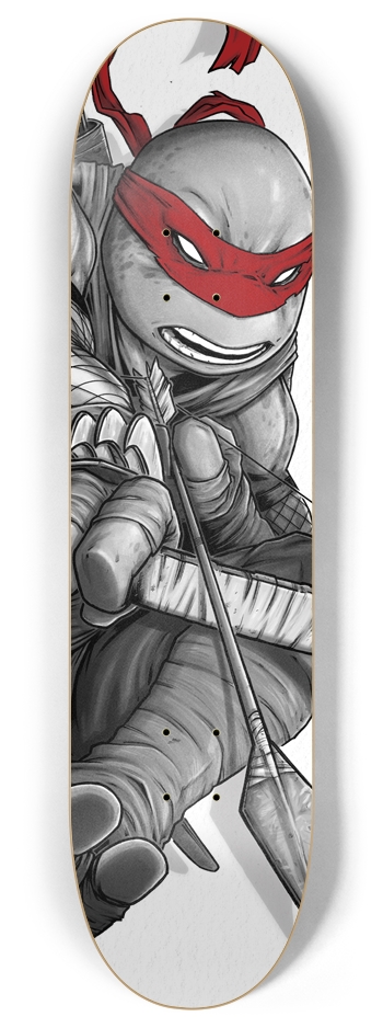 JENNIKA - red 8 Inch Skateboard Deck