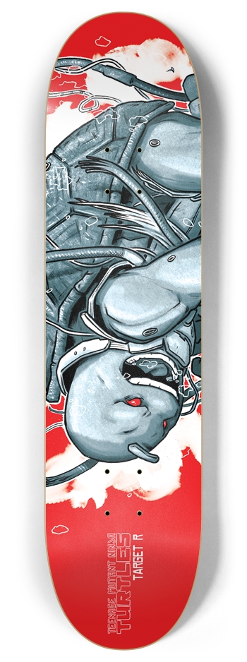 TARGET R - red w/ logo 8 Inch Skateboard Deck