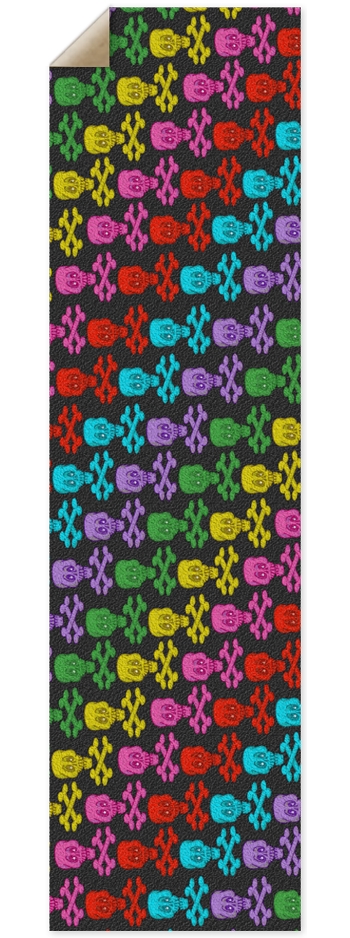 Rainbow Skull Grid Griptape