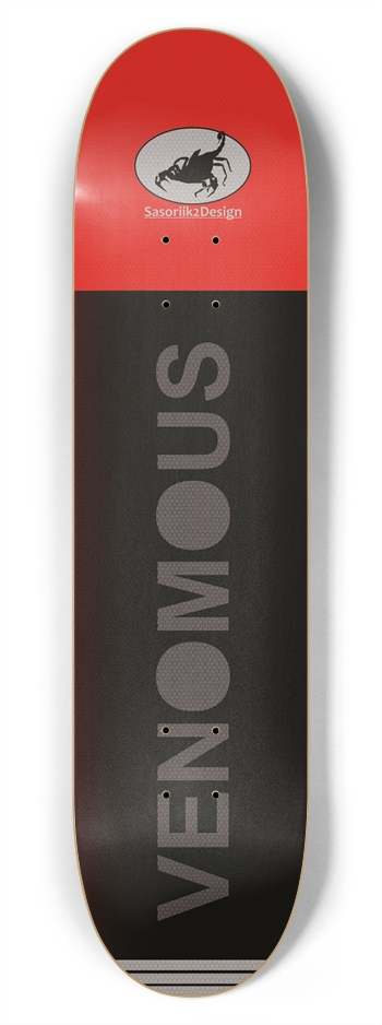Venomous Custom Skateboard 7-3/4 Skateboard Deck 