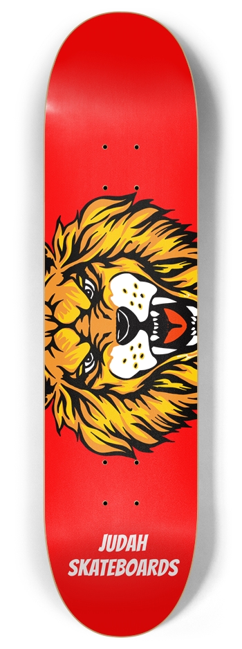 Judah Skateboards Lion head (Red)
