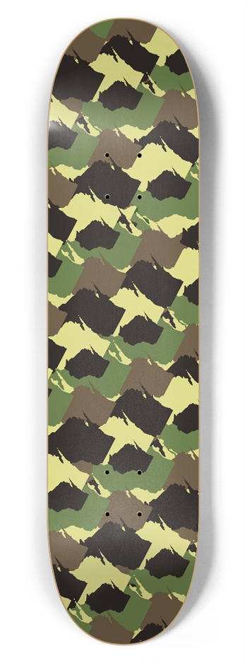 Wisco-Camo 7-3/4 Skateboard Deck 