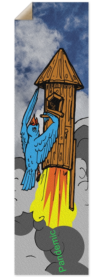 Blasted bird Griptape
