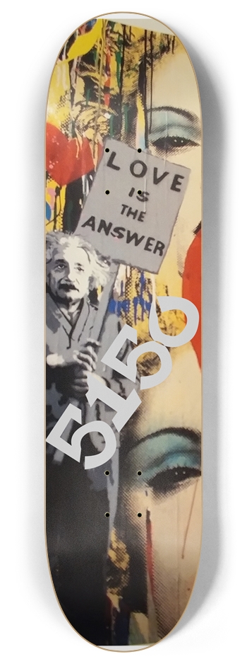 Graffiti Einstein Skateboard