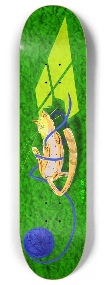 green shag cat