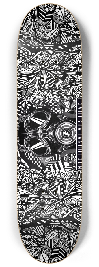 Nocturnal Abstract Skateboard