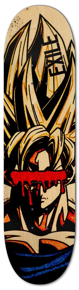 Exile Dead Hero Complex Remix 8 Inch Skateboard Deck By Billy Bong Skate Shop Exile Dead Hero Complex Remix 8 Inch Skateboard Deck By Billy Bong Skate Shop