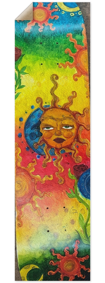 Griptape Aeva's Eclipse 9 x 33 Inch Griptape