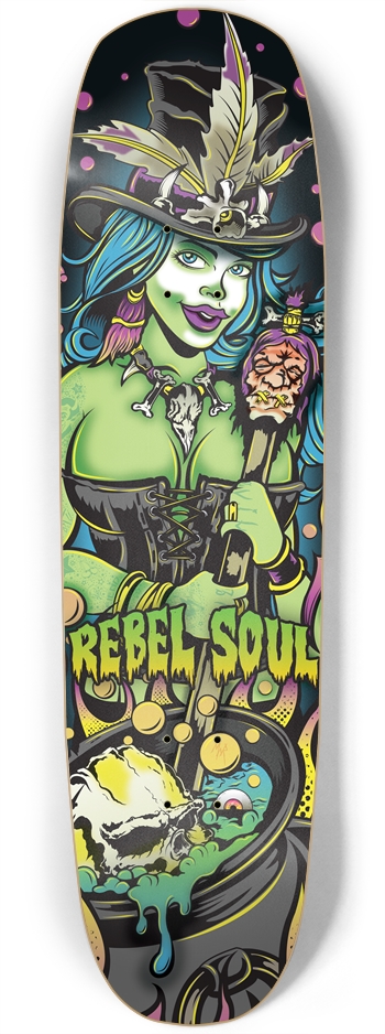 Voodoo Queen (Toxic Green Colorway) Square Nose