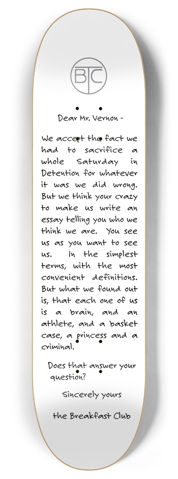 The Breakfast Club / 8 x 32