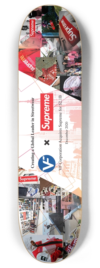 SUPREME Custom Skateboard 8 Inch Skateboard Deck by Henchmen Skateboards