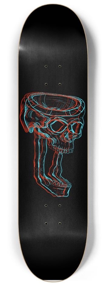 skull bowl black