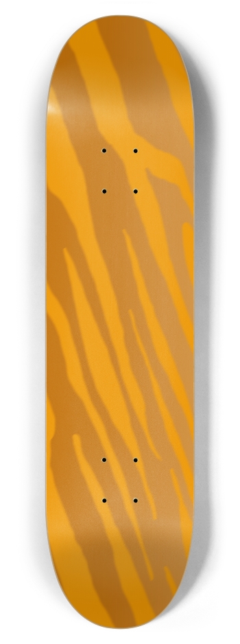 7 7/8" Golden Tiger Stripe Competition Deck
