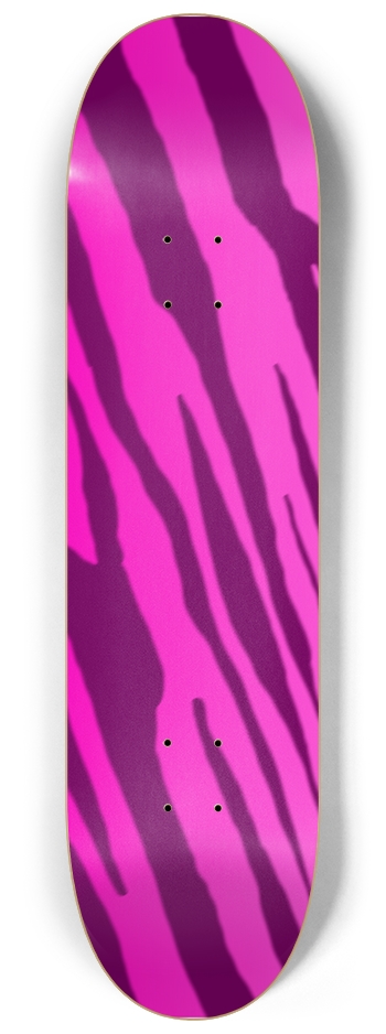 8 1/4" Double Pink Tiger Stripe Competition Deck