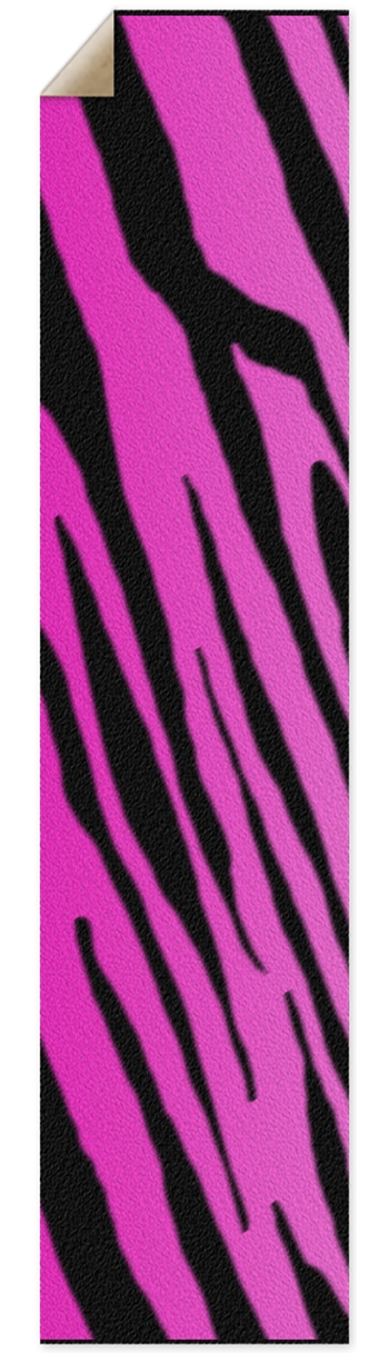 Pink Tiger Stripe Longboard Griptape