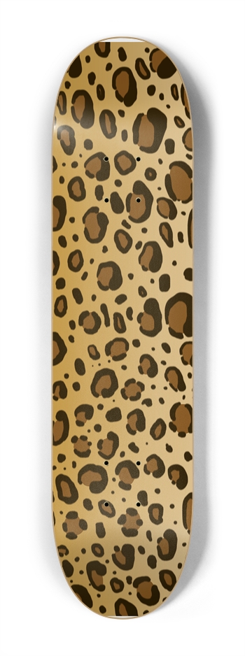 7 1/4" Leopard Print Competition Deck