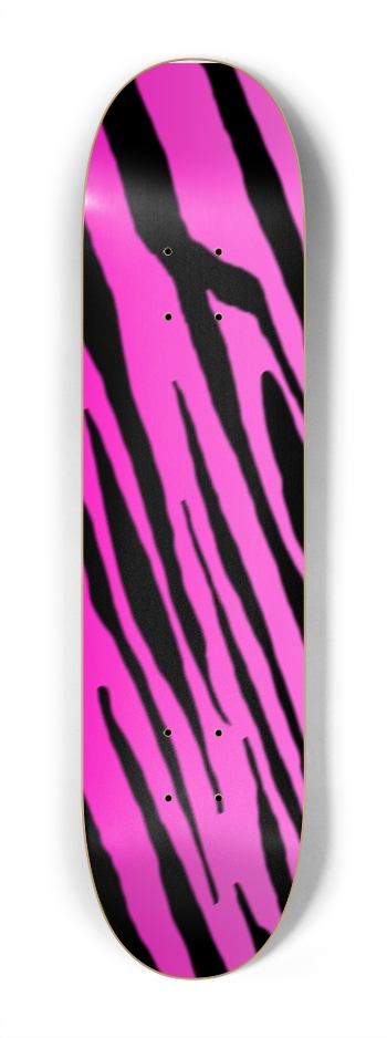 7 1/4" Pink Tiger Stripe Competition Deck