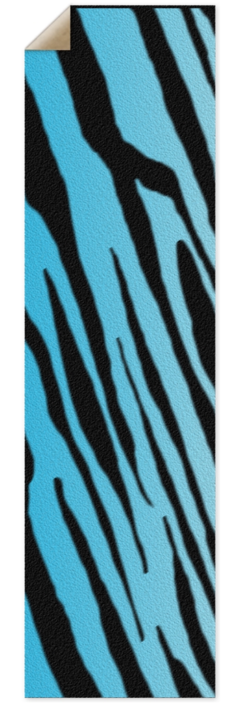 Blue Tiger Stripe Punk Nose Griptape