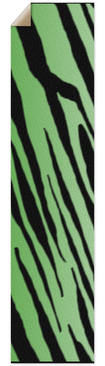 Green Tiger Stripe Longboard Griptape